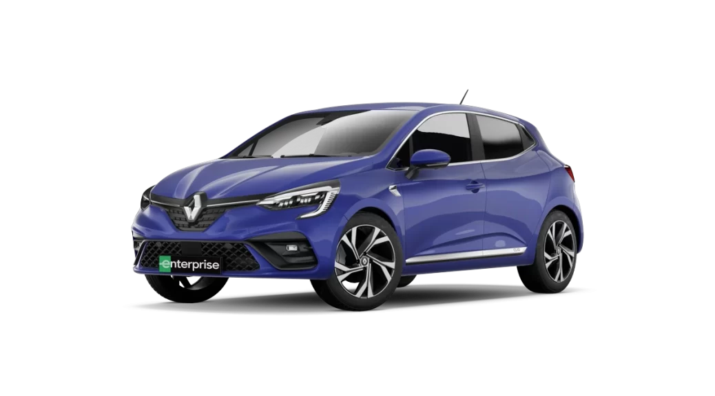 Renault Clio: compacte blauwe stadsauto beschikbaar voor flexibele shortlease, ideaal voor stedelijke mobiliteit